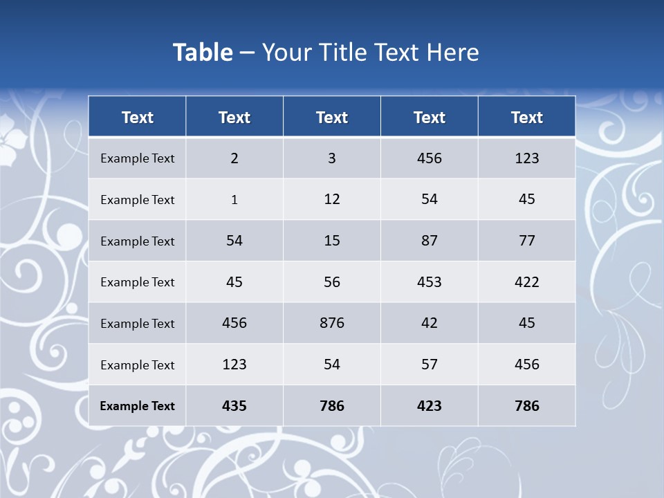 Grunge Floral Decorative PowerPoint Template