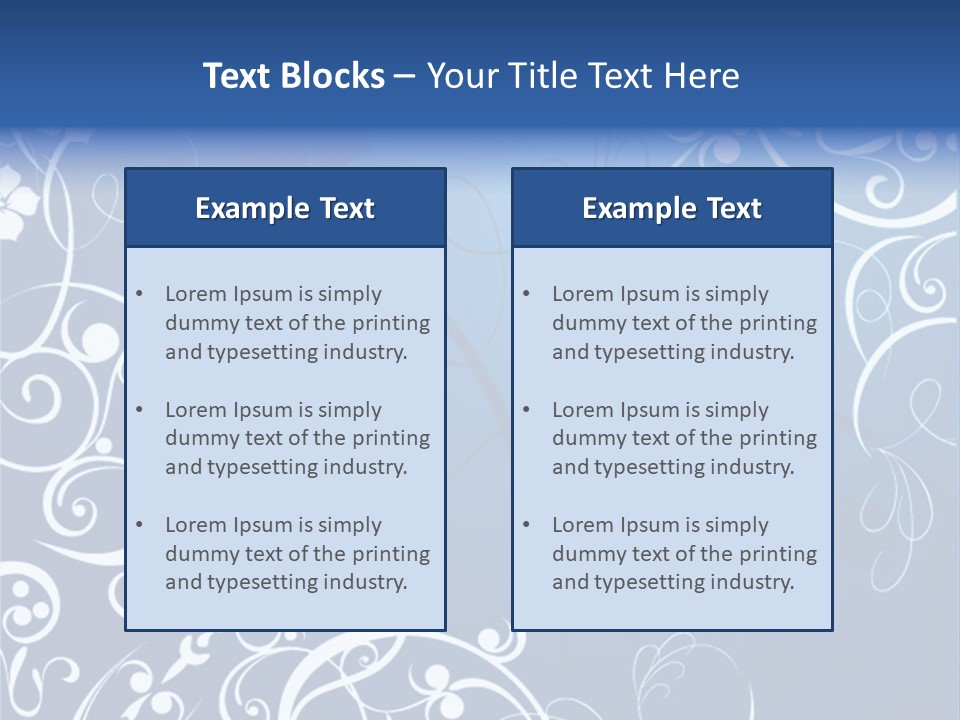 Grunge Floral Decorative PowerPoint Template