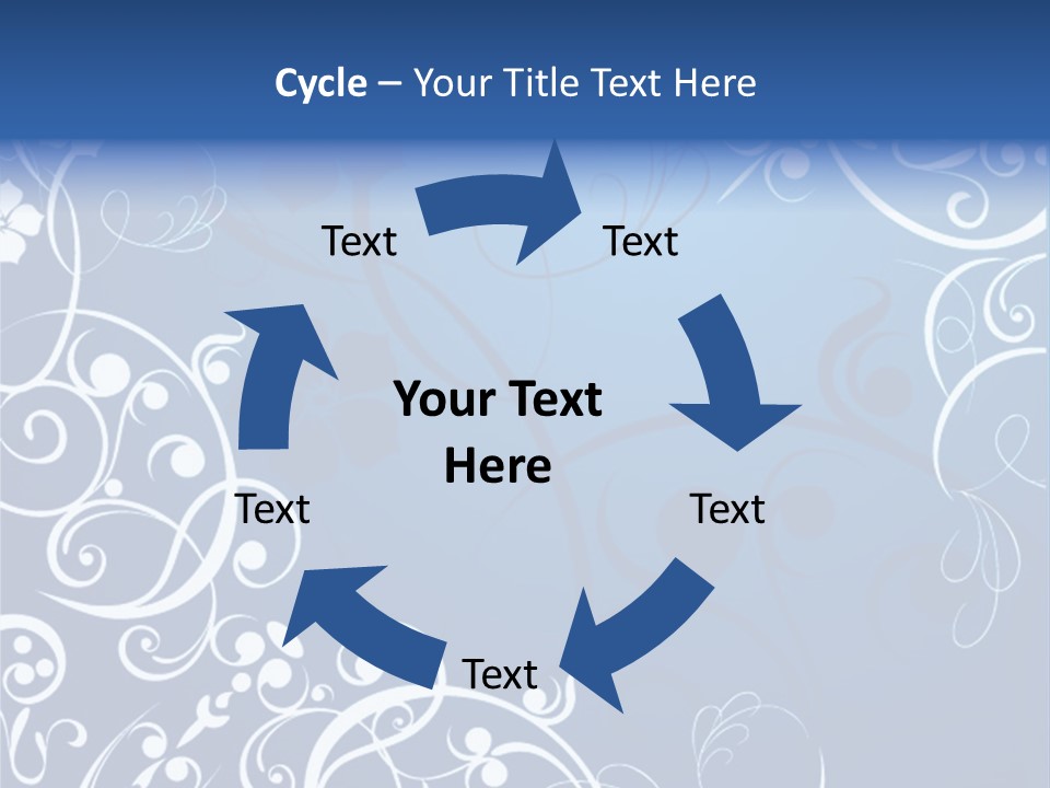 Grunge Floral Decorative PowerPoint Template