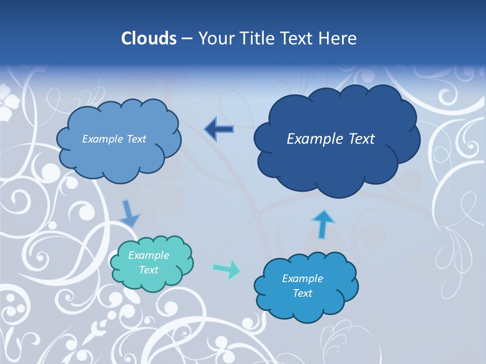 Grunge Floral Decorative PowerPoint Template