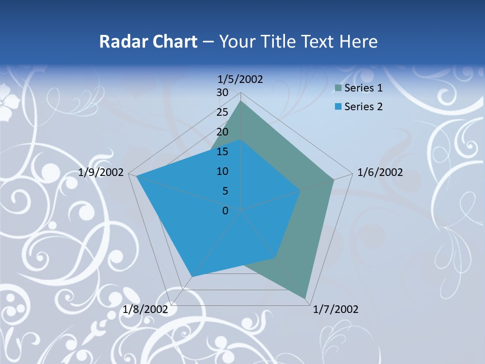Grunge Floral Decorative PowerPoint Template