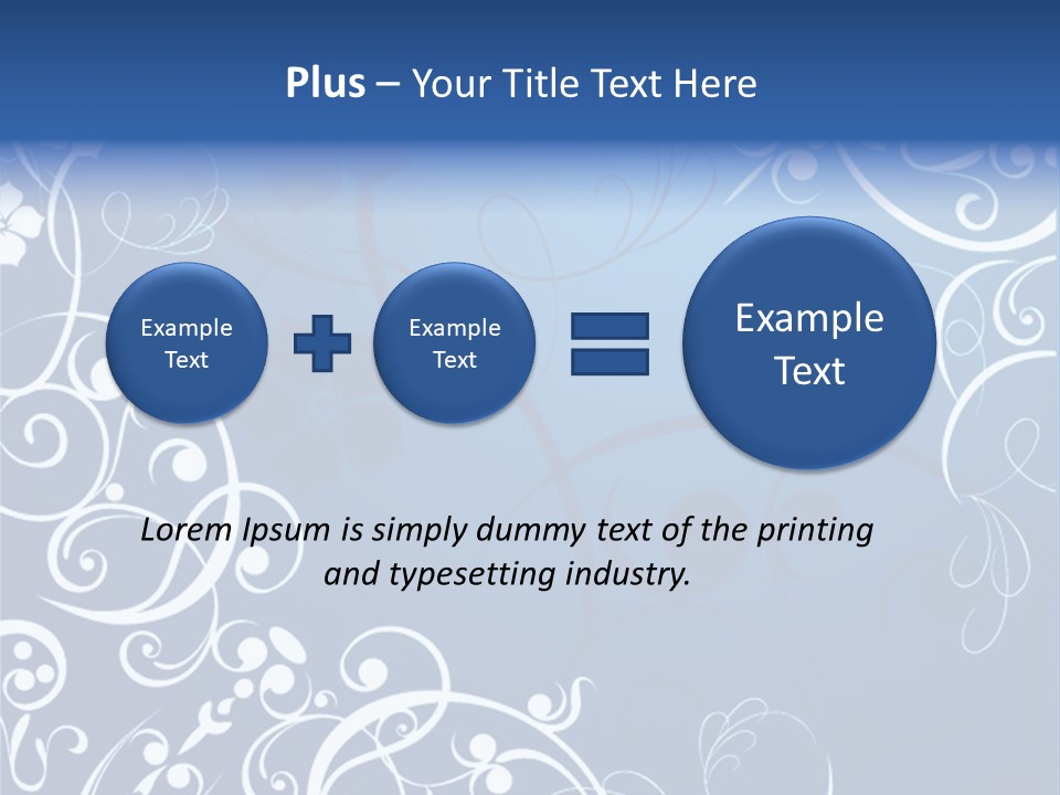 Grunge Floral Decorative PowerPoint Template