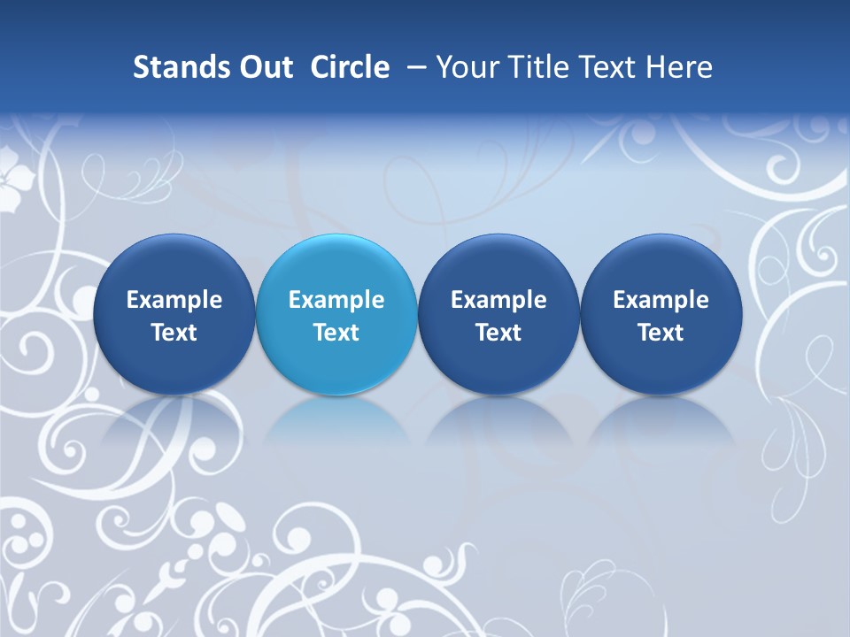 Grunge Floral Decorative PowerPoint Template