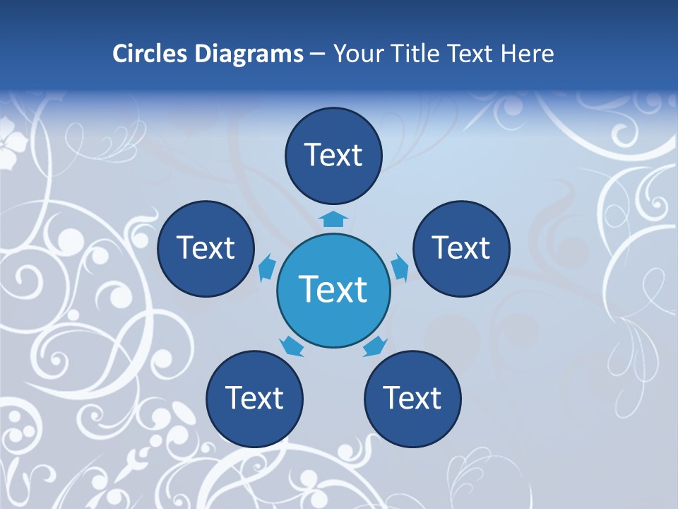 Grunge Floral Decorative PowerPoint Template