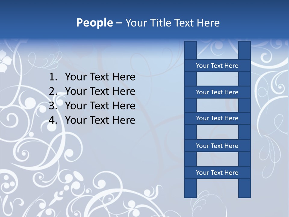 Grunge Floral Decorative PowerPoint Template