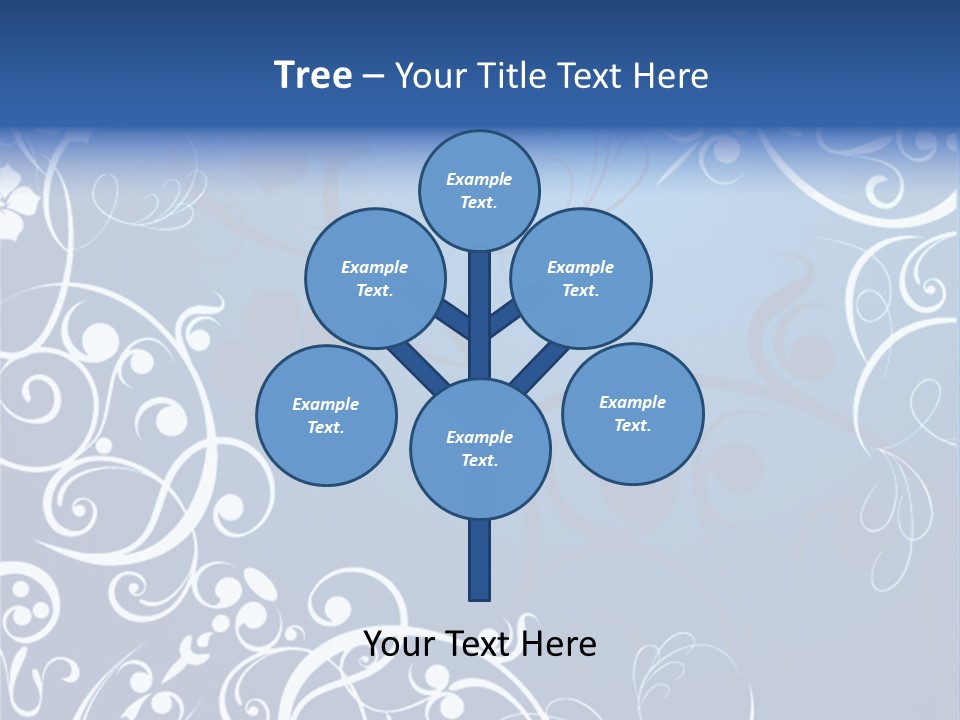 Grunge Floral Decorative PowerPoint Template