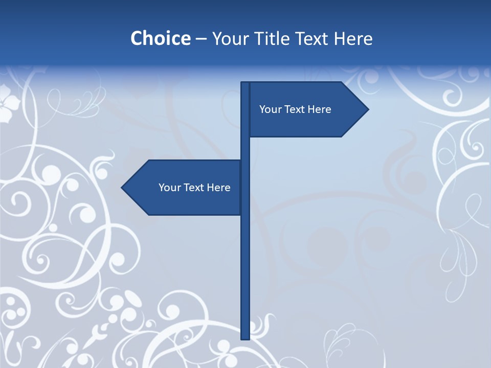 Grunge Floral Decorative PowerPoint Template