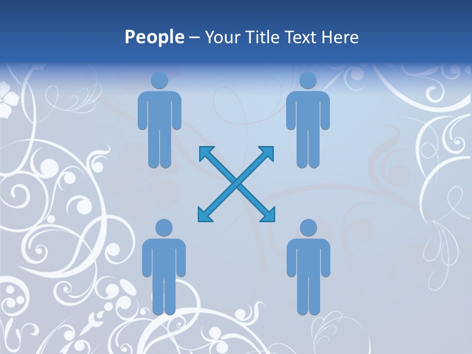 Grunge Floral Decorative PowerPoint Template