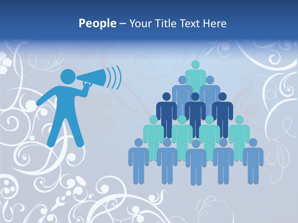 Grunge Floral Decorative PowerPoint Template