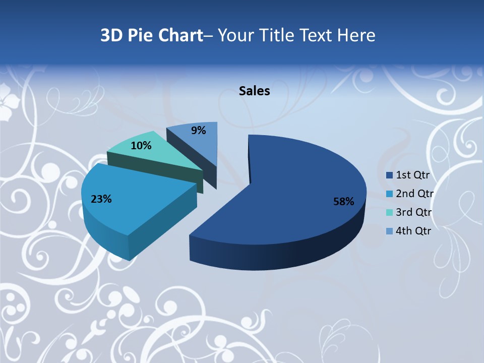 Grunge Floral Decorative PowerPoint Template