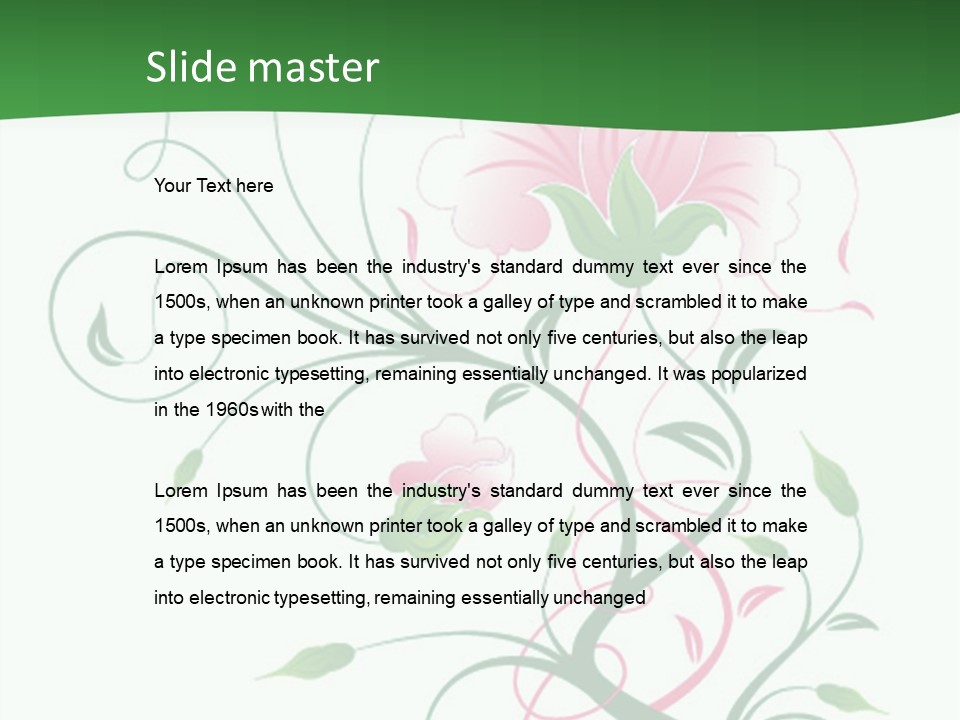 Drawing Illustration Bee PowerPoint Template