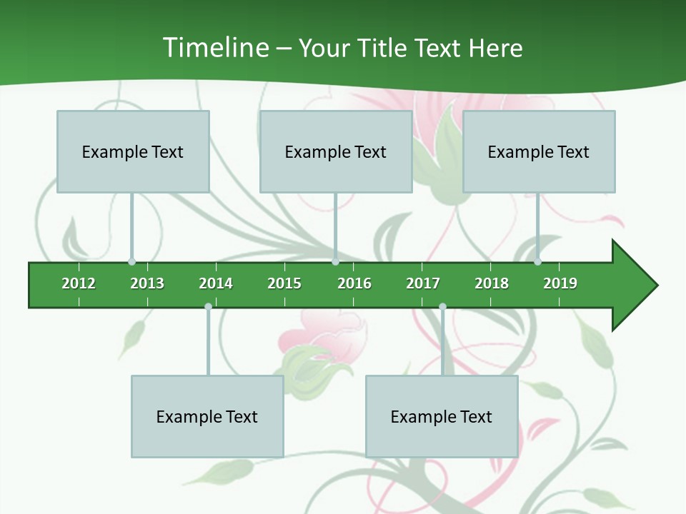 Drawing Illustration Bee PowerPoint Template