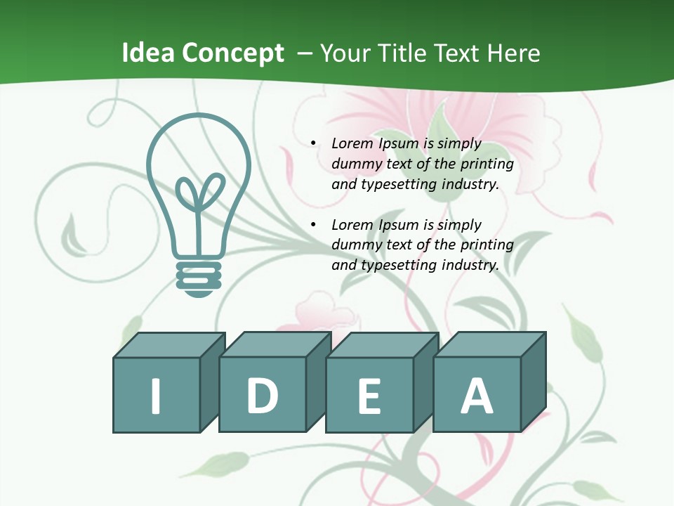 Drawing Illustration Bee PowerPoint Template