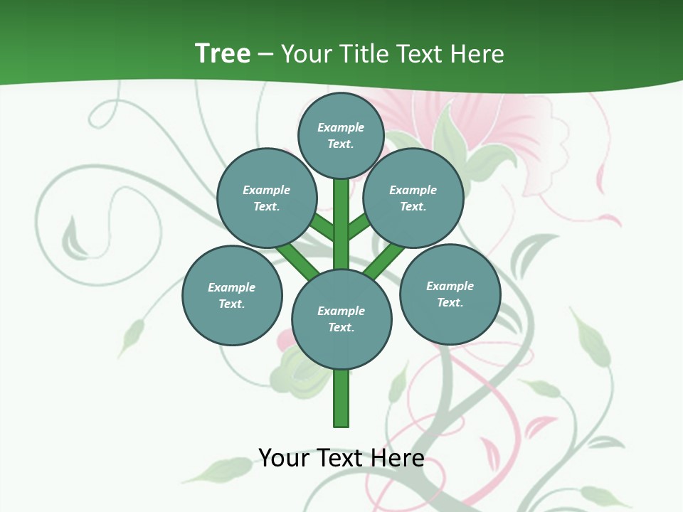 Drawing Illustration Bee PowerPoint Template