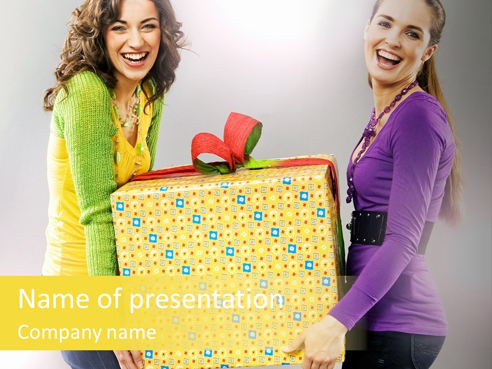 Celebrate Casual Optimistic PowerPoint Template