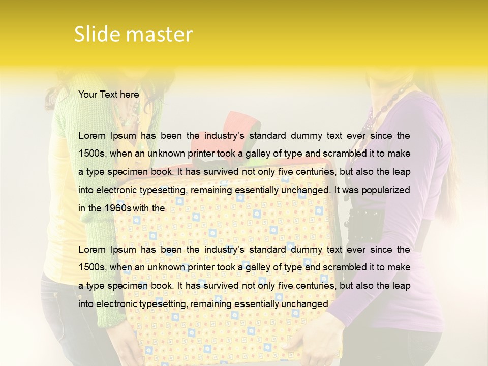 Celebrate Casual Optimistic PowerPoint Template