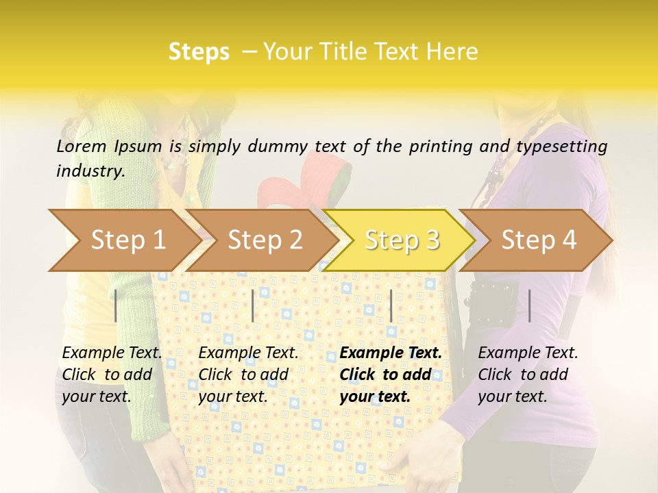 Celebrate Casual Optimistic PowerPoint Template