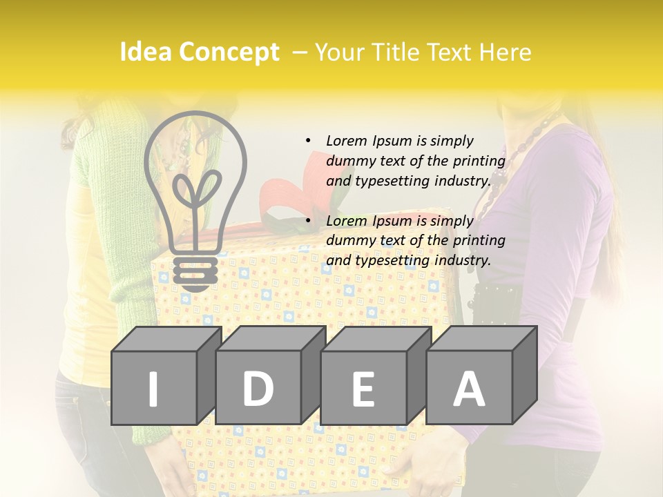 Celebrate Casual Optimistic PowerPoint Template