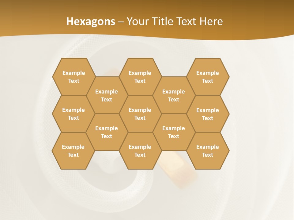 Ring Solitaire Gold PowerPoint Template