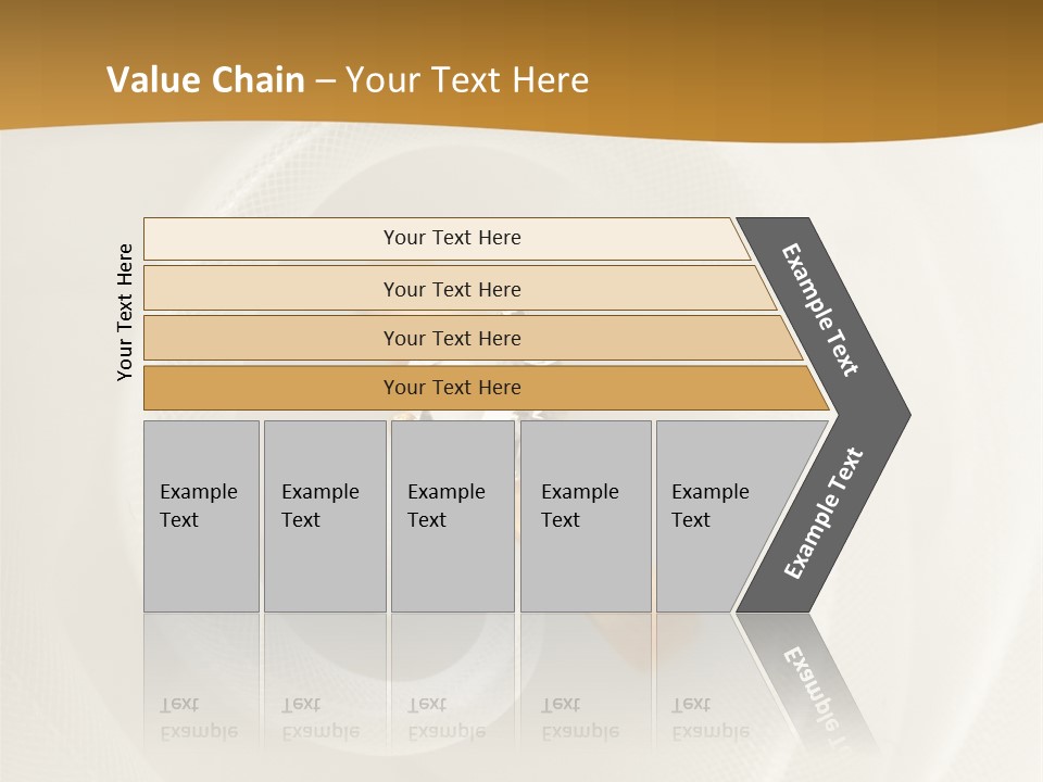 Ring Solitaire Gold PowerPoint Template