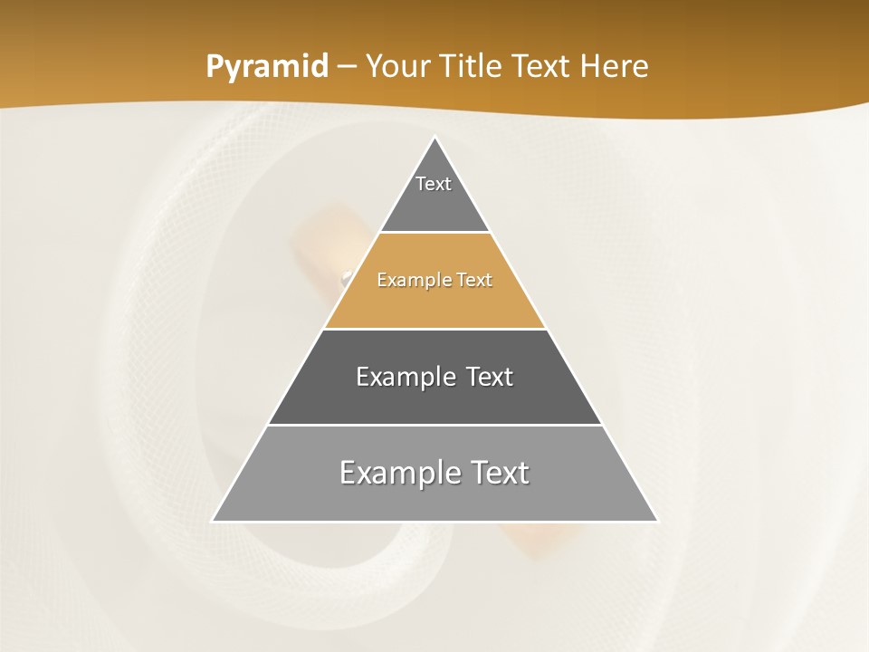 Ring Solitaire Gold PowerPoint Template
