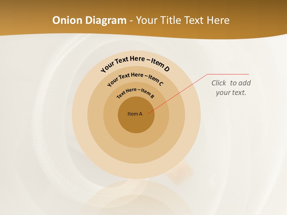 Ring Solitaire Gold PowerPoint Template