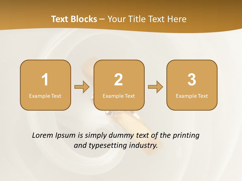 Ring Solitaire Gold PowerPoint Template
