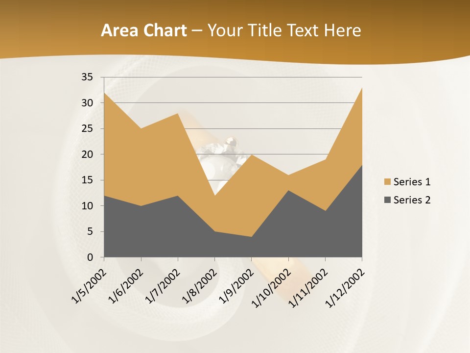 Ring Solitaire Gold PowerPoint Template