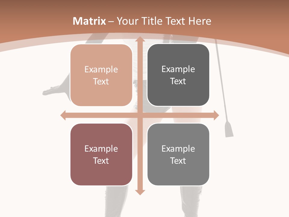 Girl Elegant Isolated PowerPoint Template