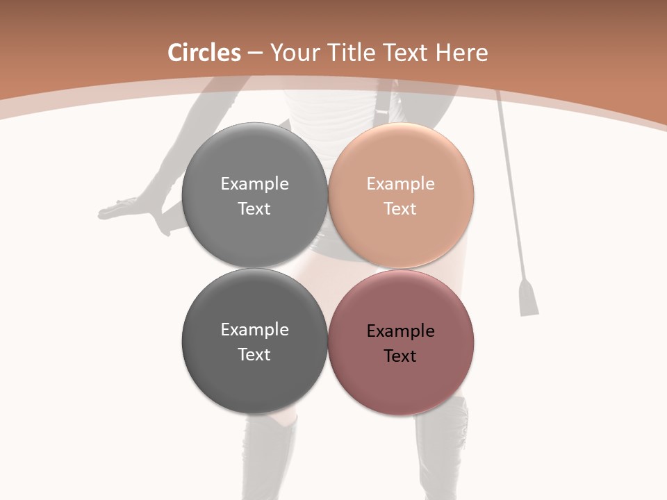 Girl Elegant Isolated PowerPoint Template