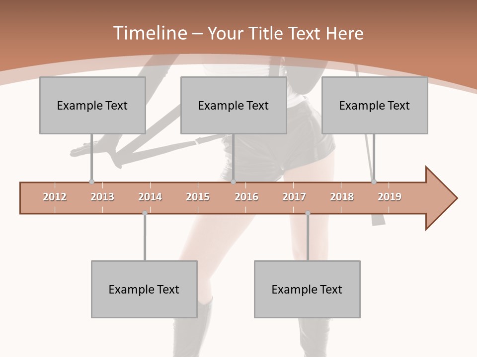 Girl Elegant Isolated PowerPoint Template