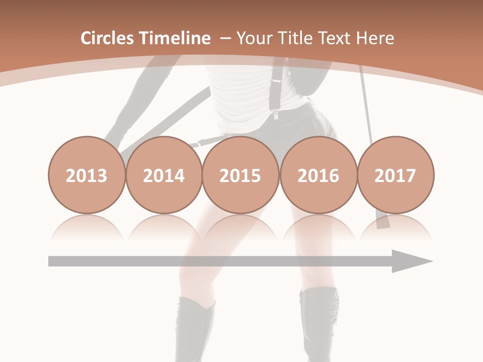 Girl Elegant Isolated PowerPoint Template