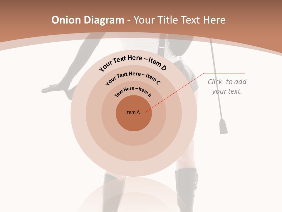 Girl Elegant Isolated PowerPoint Template