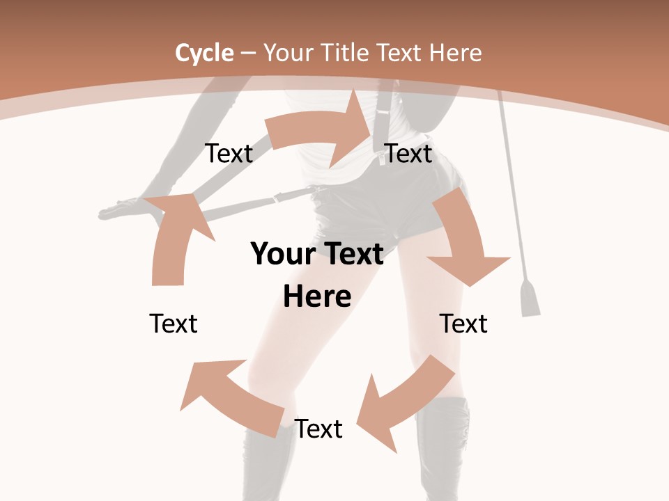 Girl Elegant Isolated PowerPoint Template