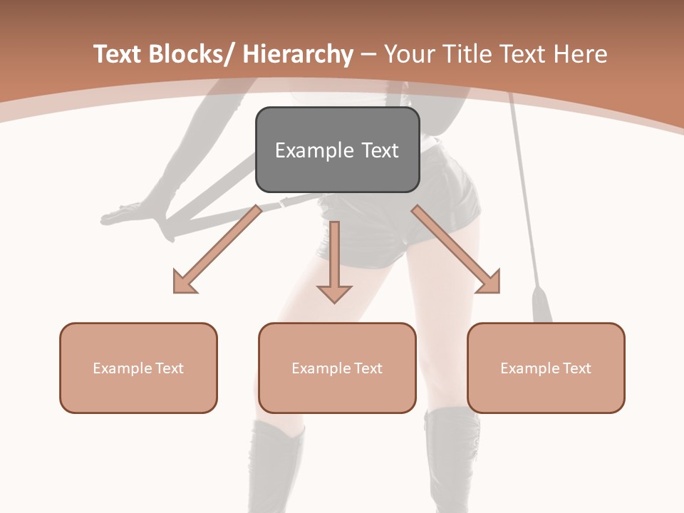 Girl Elegant Isolated PowerPoint Template