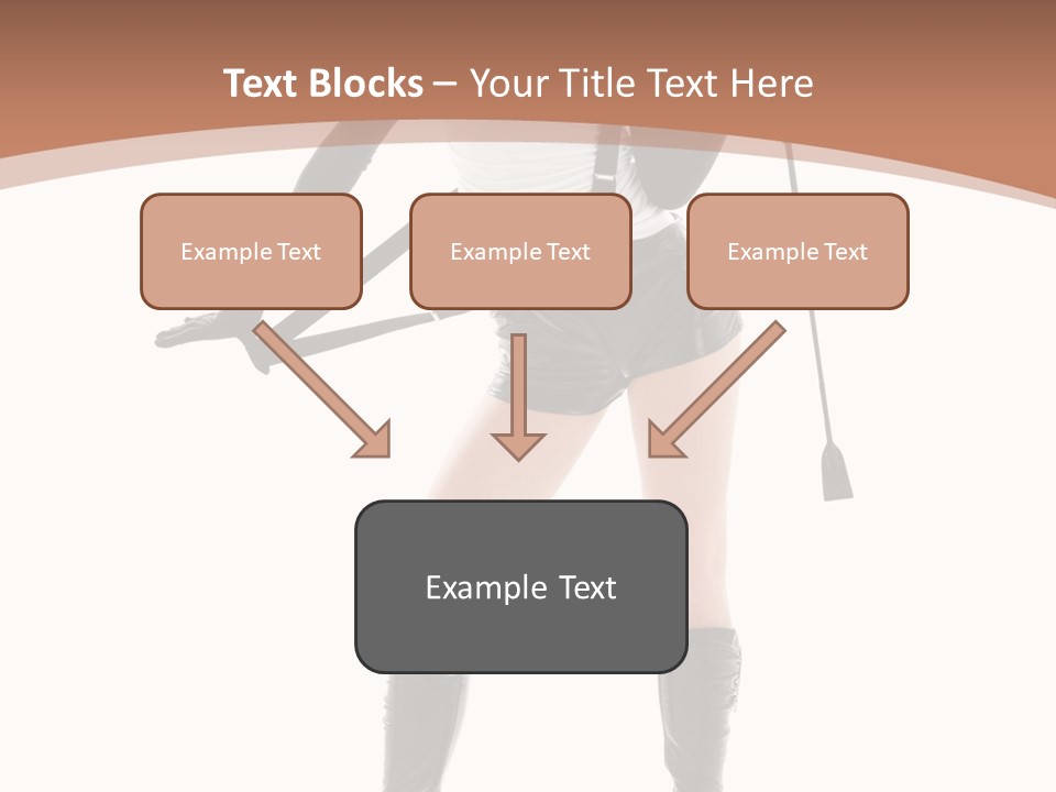 Girl Elegant Isolated PowerPoint Template