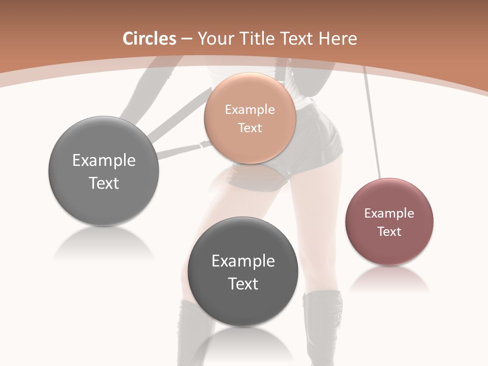 Girl Elegant Isolated PowerPoint Template