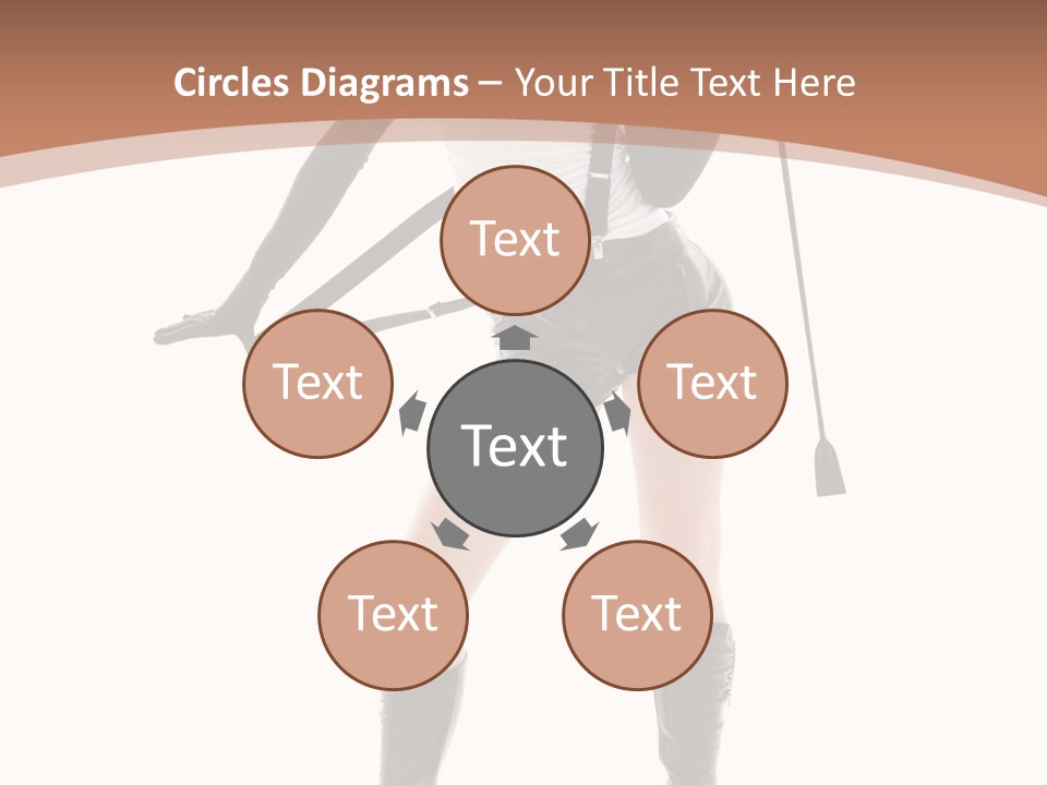 Girl Elegant Isolated PowerPoint Template