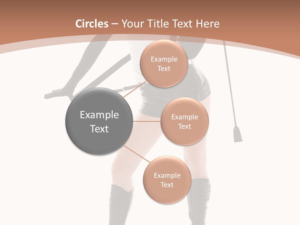 Girl Elegant Isolated PowerPoint Template