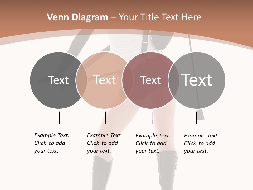 Girl Elegant Isolated PowerPoint Template