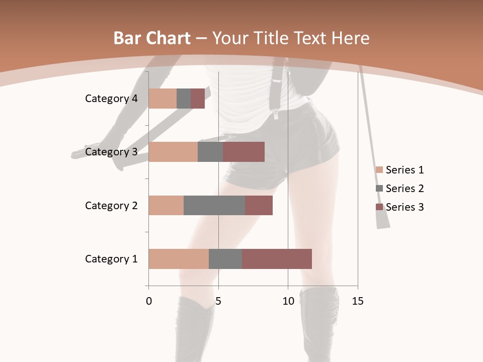 Girl Elegant Isolated PowerPoint Template