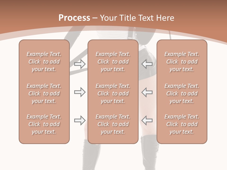 Girl Elegant Isolated PowerPoint Template