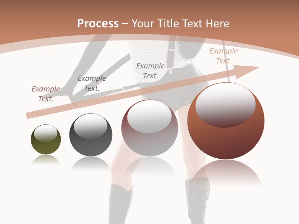 Girl Elegant Isolated PowerPoint Template