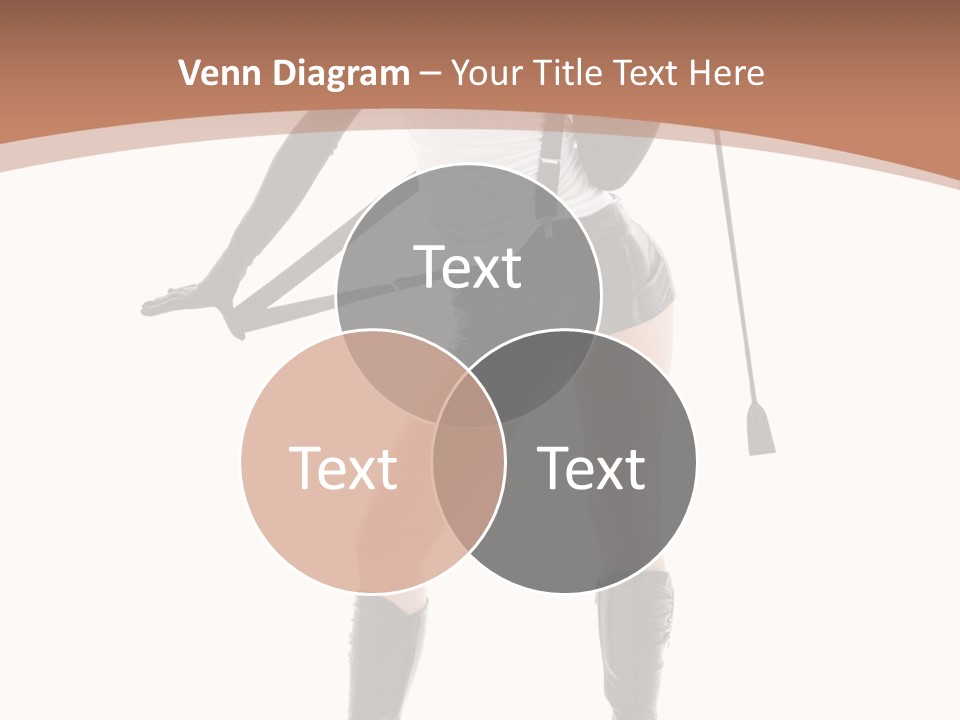 Girl Elegant Isolated PowerPoint Template