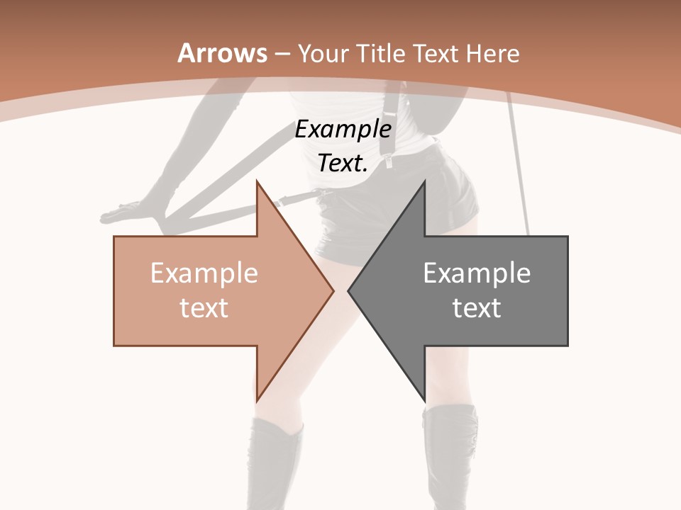 Girl Elegant Isolated PowerPoint Template