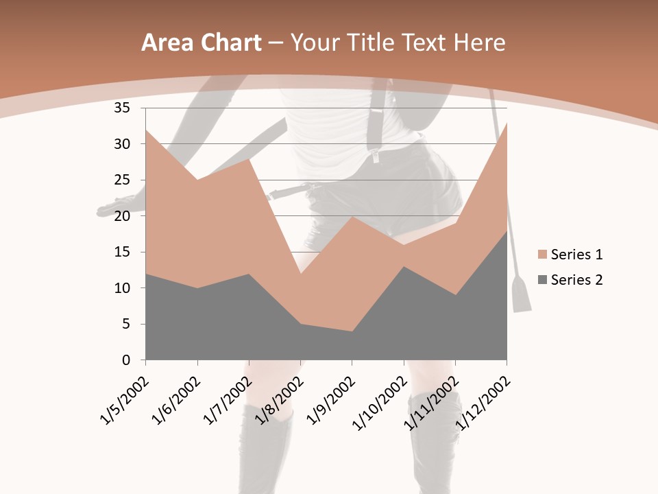 Girl Elegant Isolated PowerPoint Template