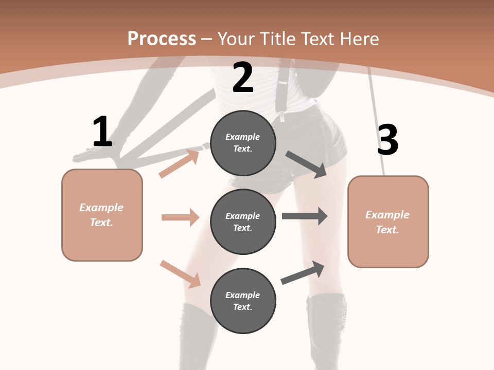 Girl Elegant Isolated PowerPoint Template