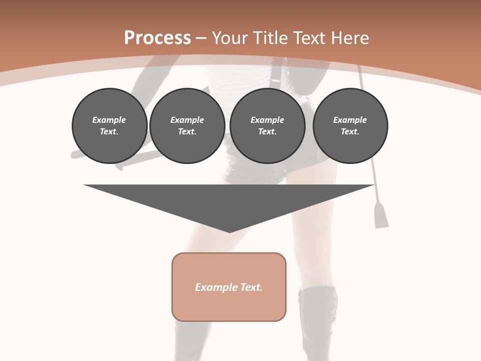 Girl Elegant Isolated PowerPoint Template