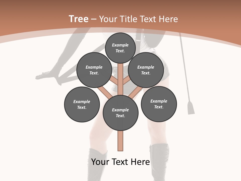 Girl Elegant Isolated PowerPoint Template