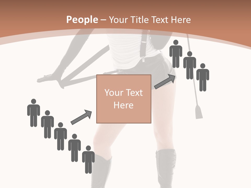 Girl Elegant Isolated PowerPoint Template